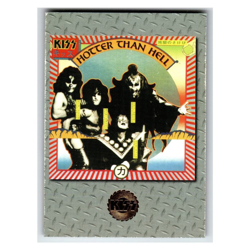 KISS Hotter Than Hell 1997 KISS Catalog 68 Music Card